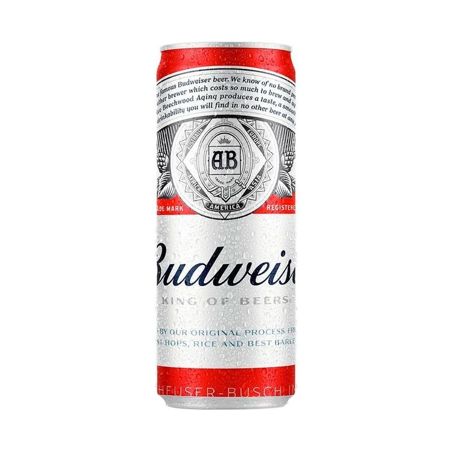 Cerveja Pilsen Budweiser Lata 350ml