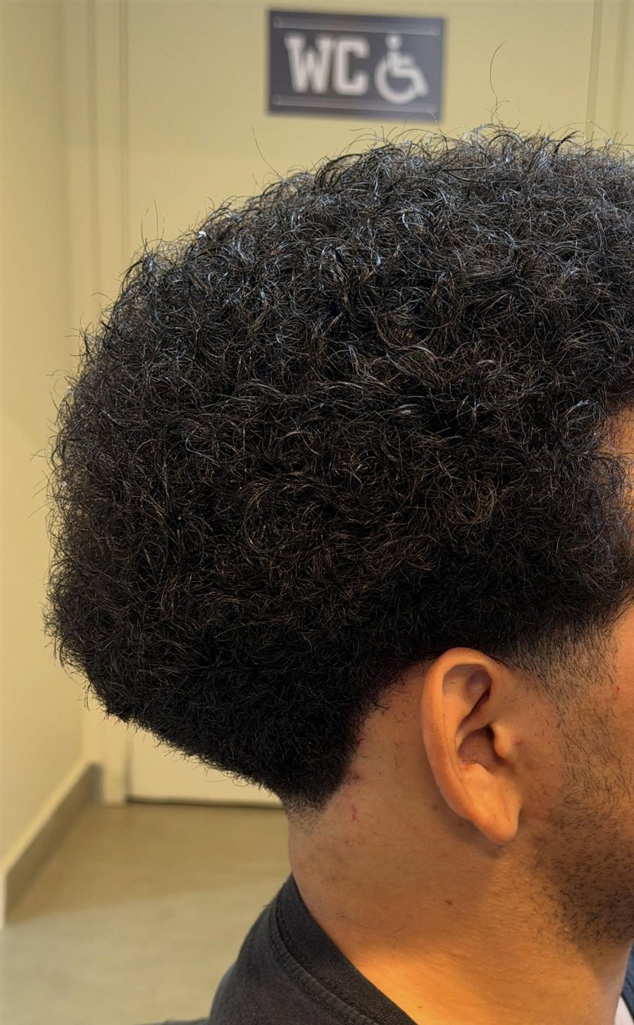 Resultado real: black power com contorno alinhado