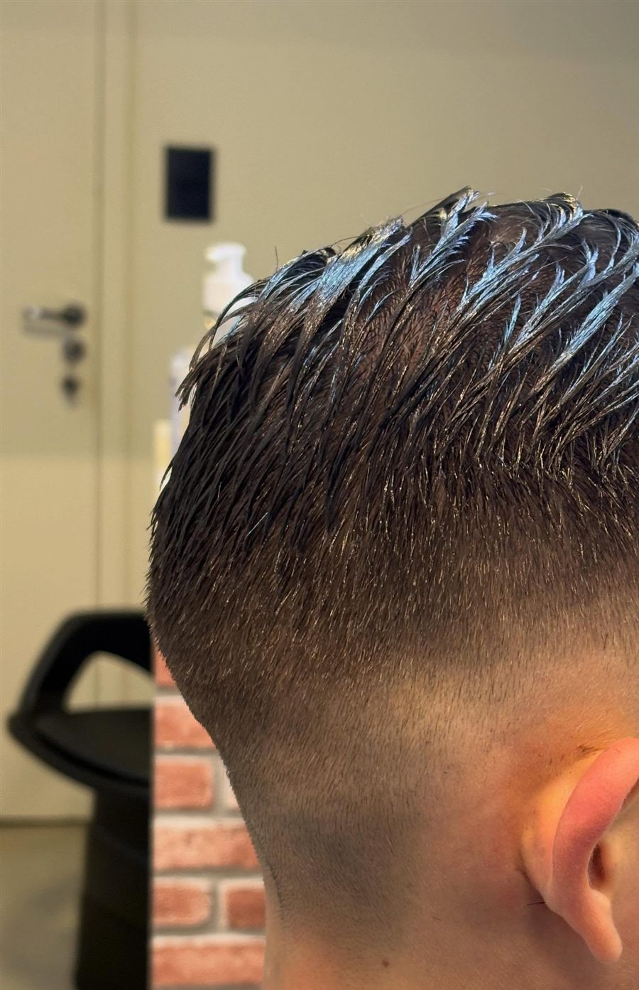 Resultado real: low fade na régua com acabamento limpo